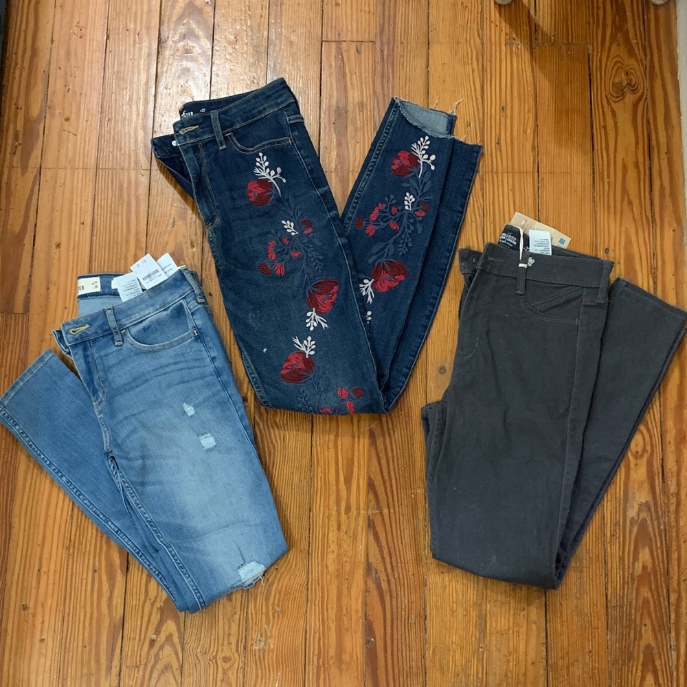 Hollister Jeans - Three Pairs Size 5/27 Bundle